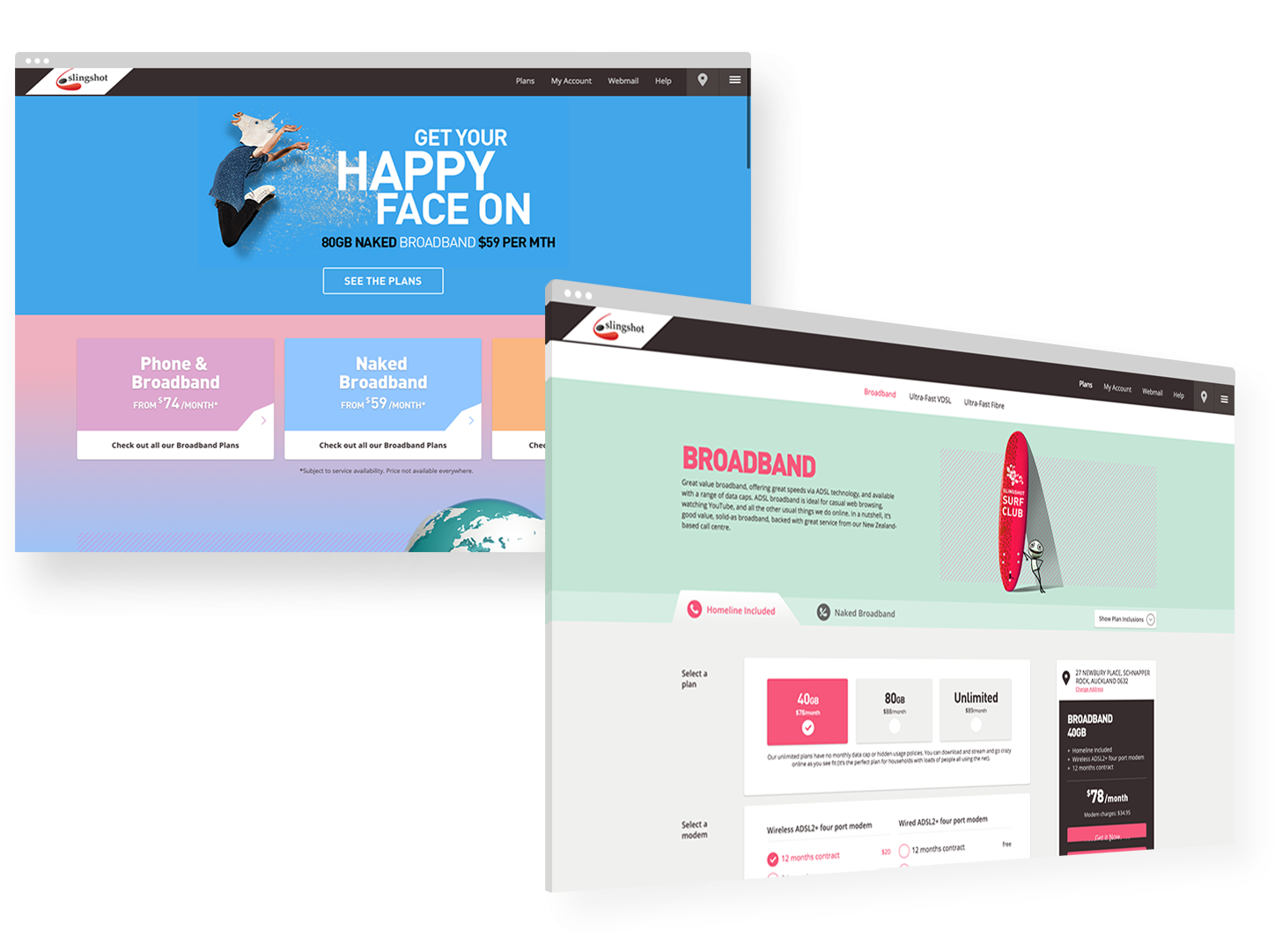 Slingshot Website