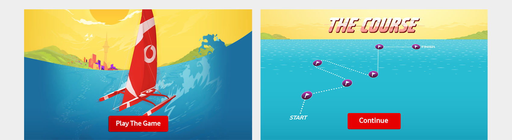 Vodafone sailing game